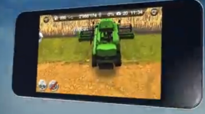 Le jeu farming Simulator sur iOS et Android -- Cliquez pour voir l'image en entier