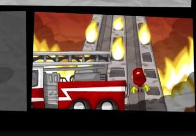 Le jeu en ligne Fire Escape -- Cliquez pour voir l'image en entier